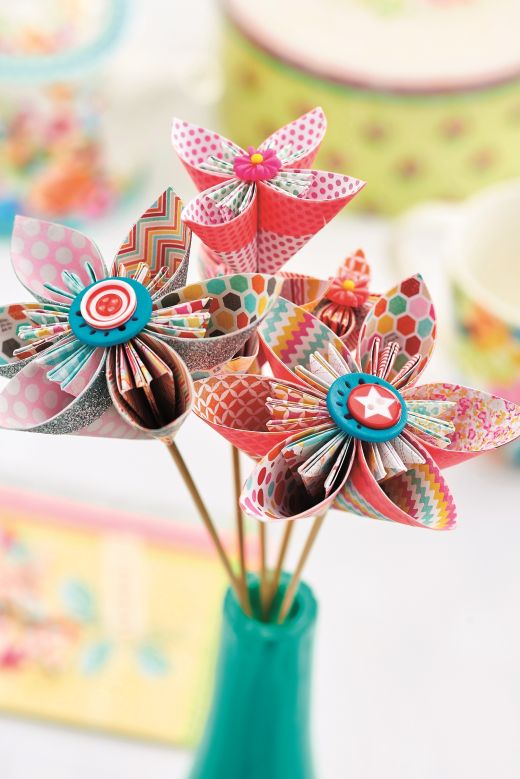 Easy Origami Blooms