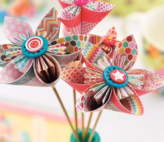 Easy Origami Blooms