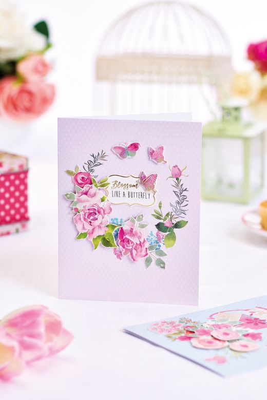 Floral Fancy Foiled Cards