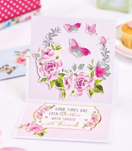 Floral Fancy Foiled Cards