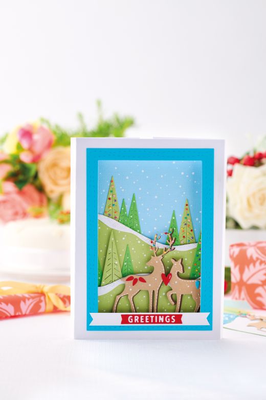 Die-Cut Deer Christmas Gift Set