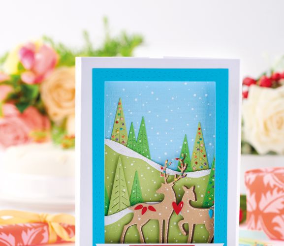 Die-Cut Deer Christmas Gift Set