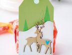 Die-Cut Deer Christmas Gift Set