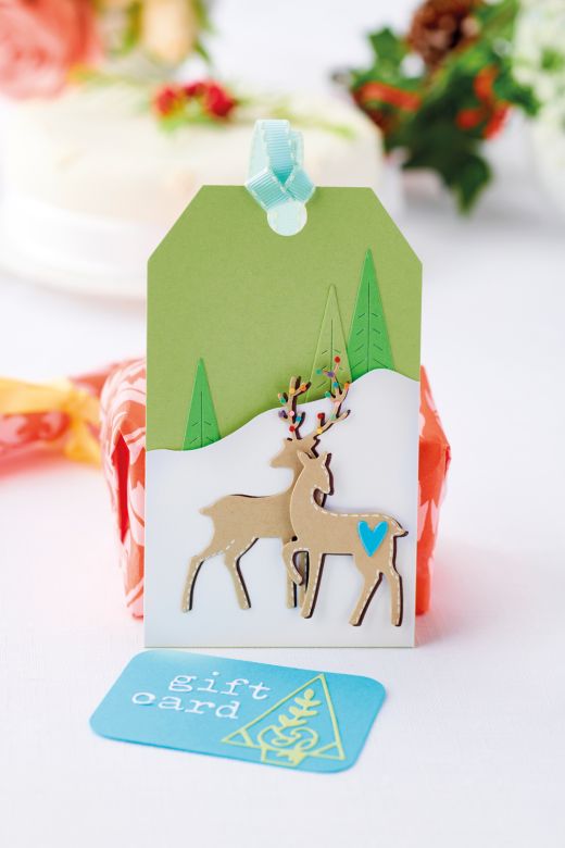 Die-Cut Deer Christmas Gift Set