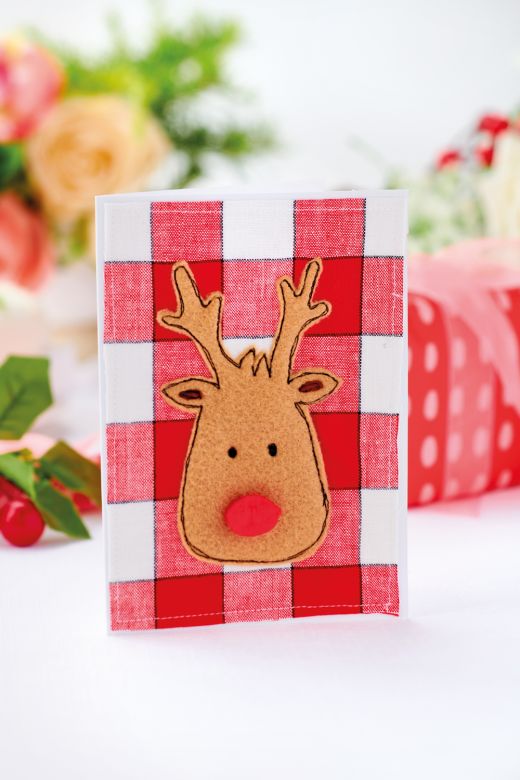 Stitched Reindeer Christmas Gift Set