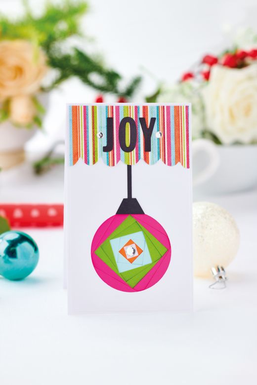 Make A Christmas Card Using Iris Folding