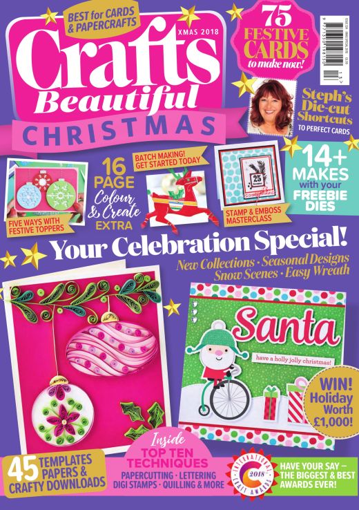 Crafts Beautiful Christmas Special 2018 Issue 324 Template Pack
