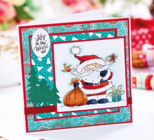 Easy Layered Snowman Christmas Card