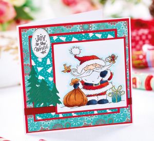 Easy Layered Snowman Christmas Card