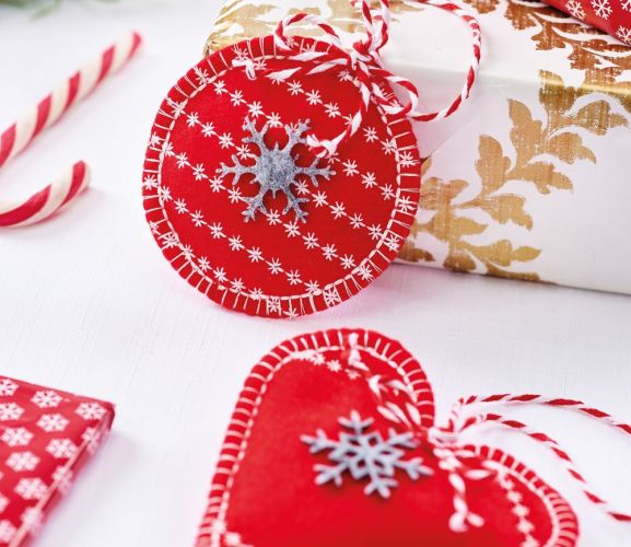 Stitched Scandi Decorations