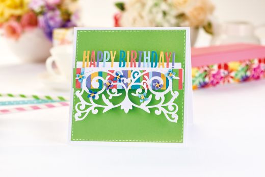 Vibrant Die-Cut Greetings