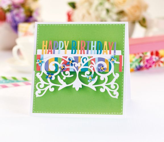 Vibrant Die-Cut Greetings