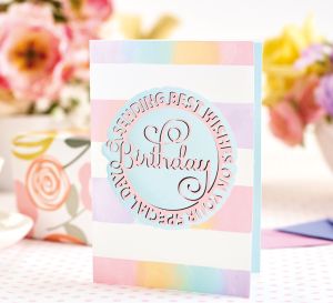 Showstopping Die-Cut Birthday Greeting