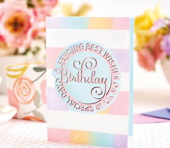 Showstopping Die-Cut Birthday Greeting