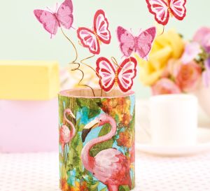 Easy Napkin Decoupage