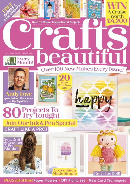 Crafts Beautiful August 2022 Issue 374 Template Pack