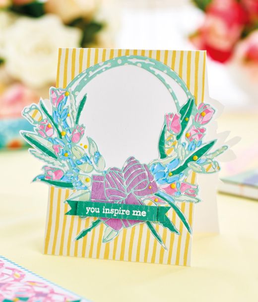 Paper-Pieced Die Cut Greetings