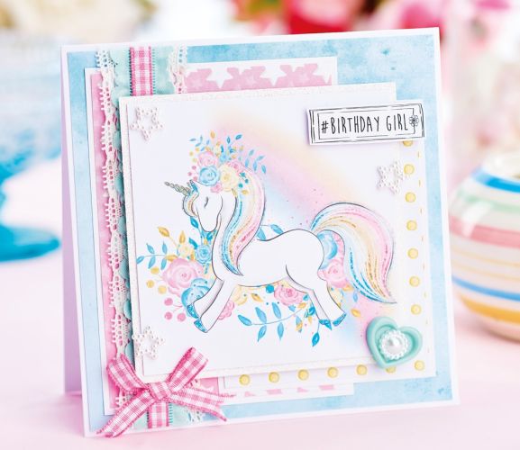 Unicorn Birthday Card
