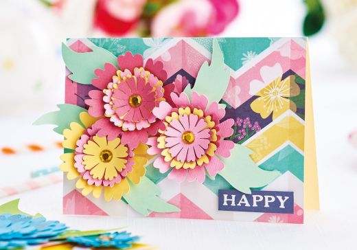 Bright Flowers Using Brother ScanNCut