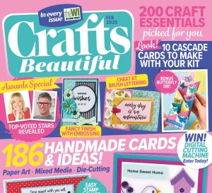 Crafts Beautiful February 2020 Issue 342 Template Pack