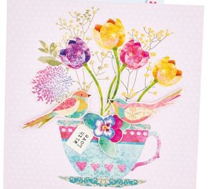 Floral Fancy Foiled Cards