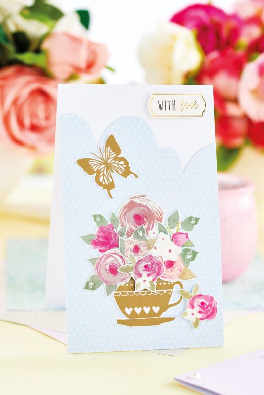 Floral Fancy Foiled Cards