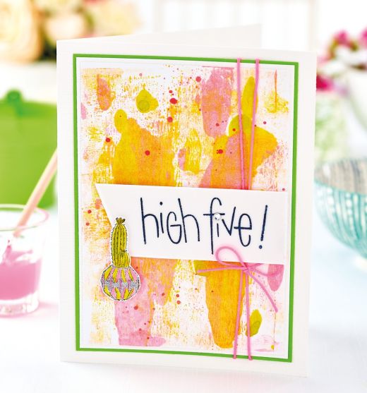 Cactus Ink Effect Cards