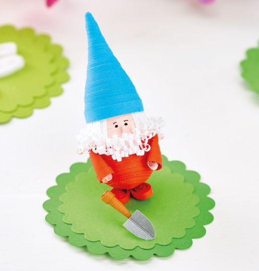 Cheeky Quilled Paper Gnomes Free Card Making Downloads Papercraft