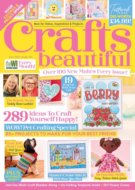 Crafts Beautiful July 2022 Issue 373 Template Pack