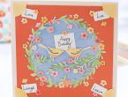 Free Spring Wreath Papercraft Project