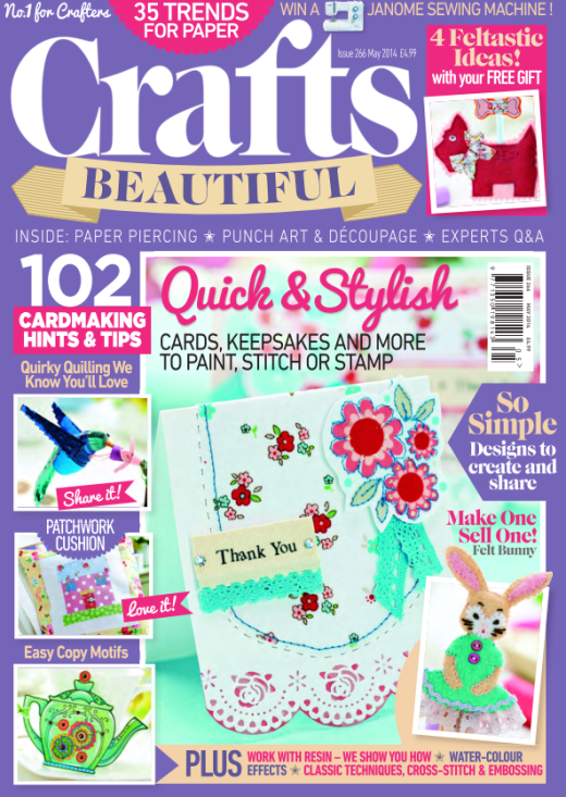 Crafts Beautiful May 2014 (Issue 266) Template Pack