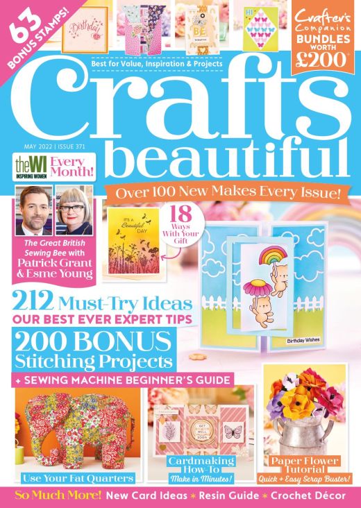 Crafts Beautiful May 2022 Issue 371 Template Pack