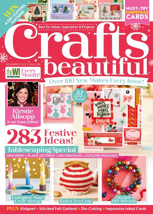 Crafts Beautiful November 2022 Issue 378 Template Pack