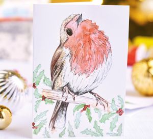 Easy Christmas Watercolour Illustrations with uni-PIN