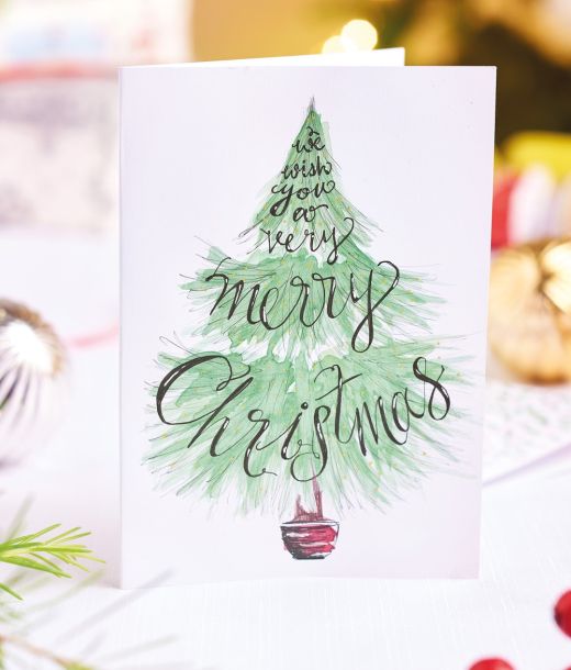 Easy Christmas Watercolour Illustrations with uni-PIN