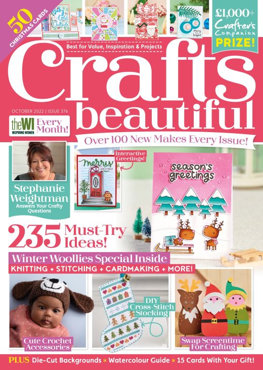 Crafts Beautiful October 2022 Issue 376 Template Pack