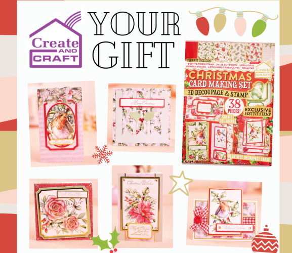 15 Cards To Make With Your FREE Create & Craft Christmas Cardmaking Set
