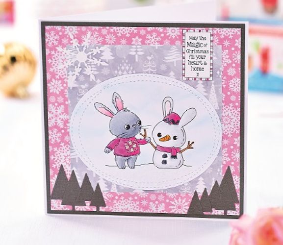 Stamp a Cute Winter Card