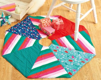 Patchwork Tree Skirt and Star