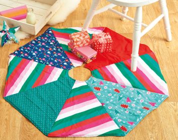 Patchwork Tree Skirt and Star