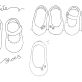 Children’s Shoe Applique Motif