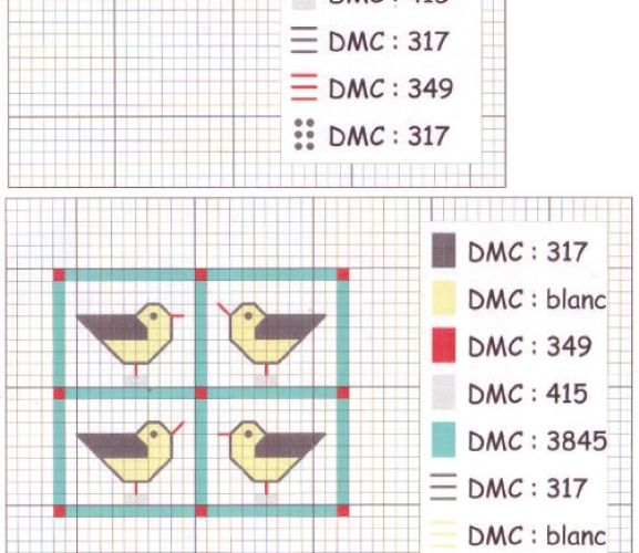 Seagull & Seaside Cross-stitch Charts