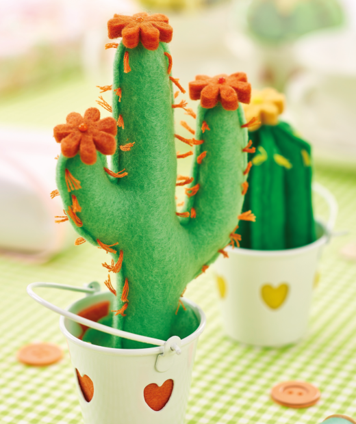 Felt Cactus Pincushions