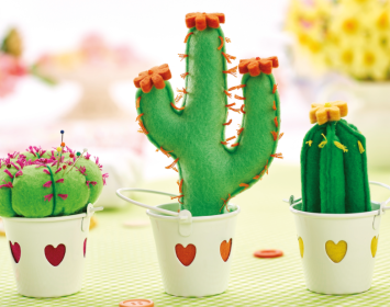 Felt Cactus Pincushions Felt Cactus Pincushions