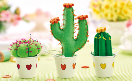 Felt Cactus Pincushions