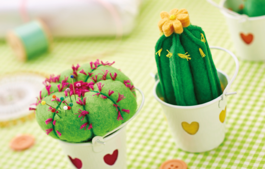 Felt Cactus Pincushions