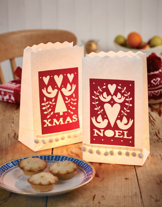 Papercut Candle Bags