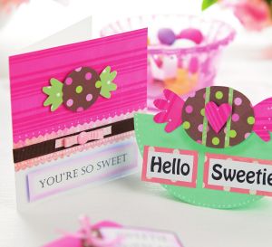 Cany Themed Paper Piecing Cards