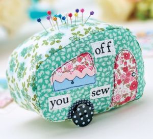 Stitched Caravan Pincushion Project