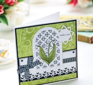 Pretty Lilly Card Motif